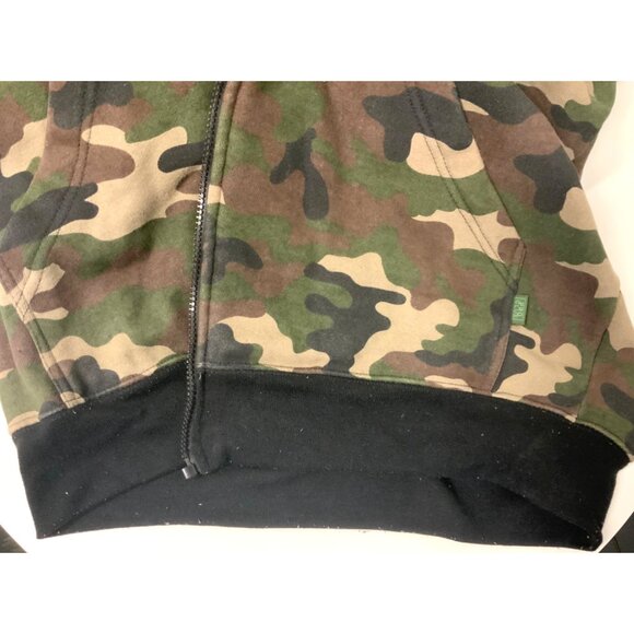 Pro Club Camo Zip-Up Hoodie Heavyweight Cotton Blend Large - Picture 3 of 4